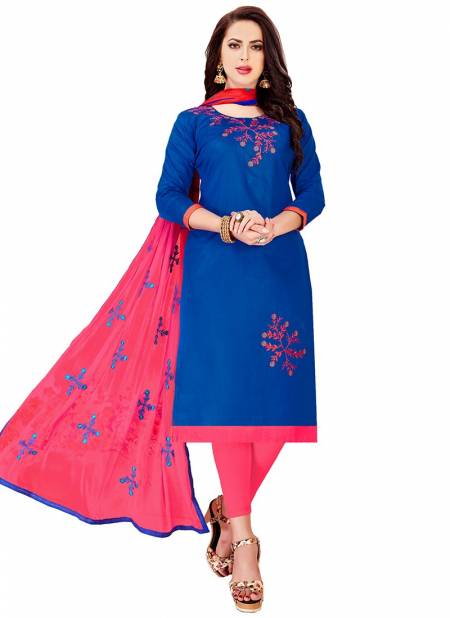 Dark Blue Colour Candy Rahul NX New Latest Ethnic Wear Glass Cotton Salwar Suit Collection 1009